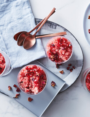 granaatappel-rozengranita van Ottolenghi