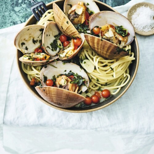 pasta vongole recept