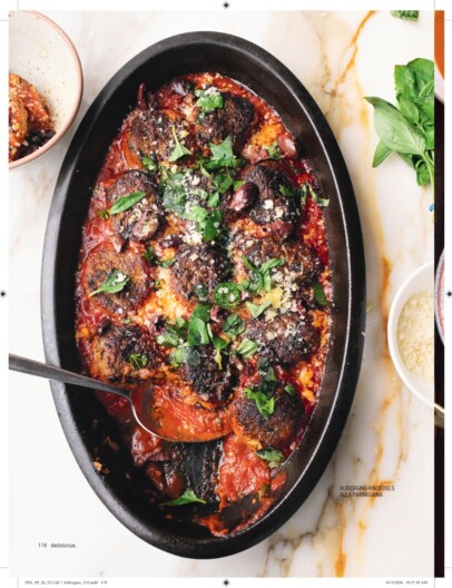 aubergine-knoedels alla parmigana van Ottolenghi