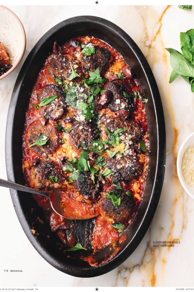 aubergine-knoedels alla parmigana van Ottolenghi
