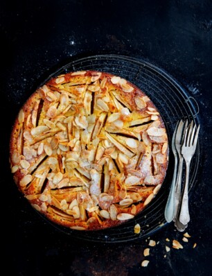 amandel-ricottacake met appel van Janneke