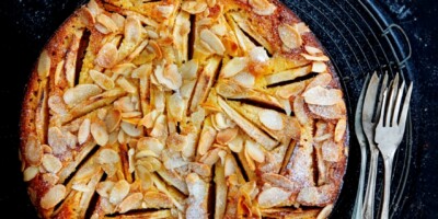 amandel-ricottacake met appel van Janneke