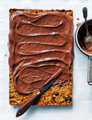 granolarepen met chocolade