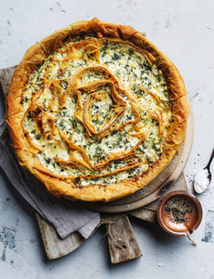 Ottolenghi’s filotaart met feta en kruiden