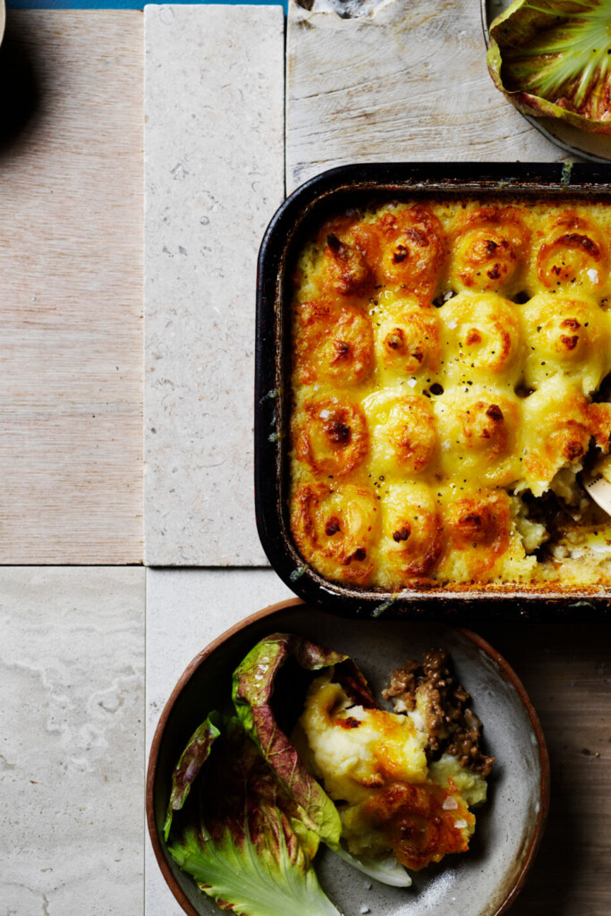 uien-rundergehakt shepherd’s pie