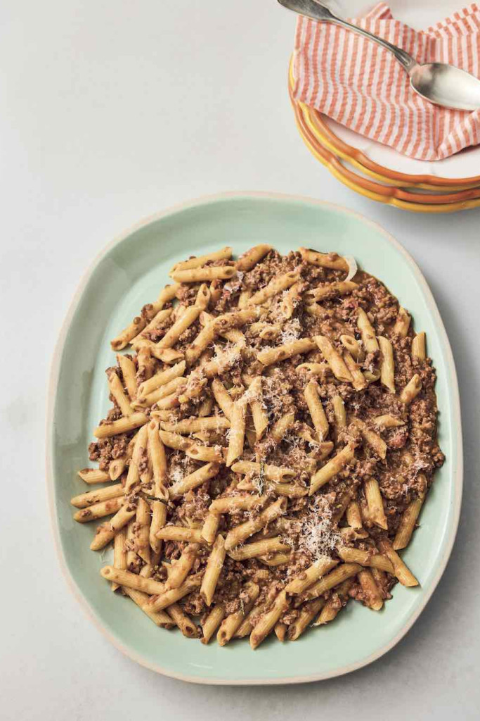 bolognese uit de snelkookpan, van Jamie Oliver