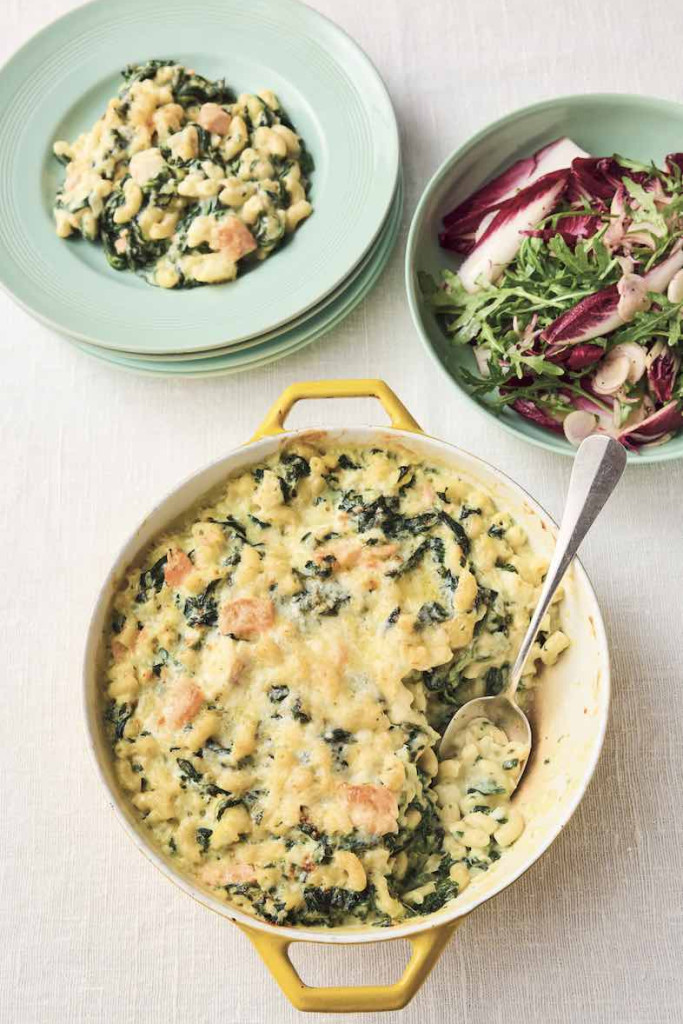 Jamies pastaschotel met vis